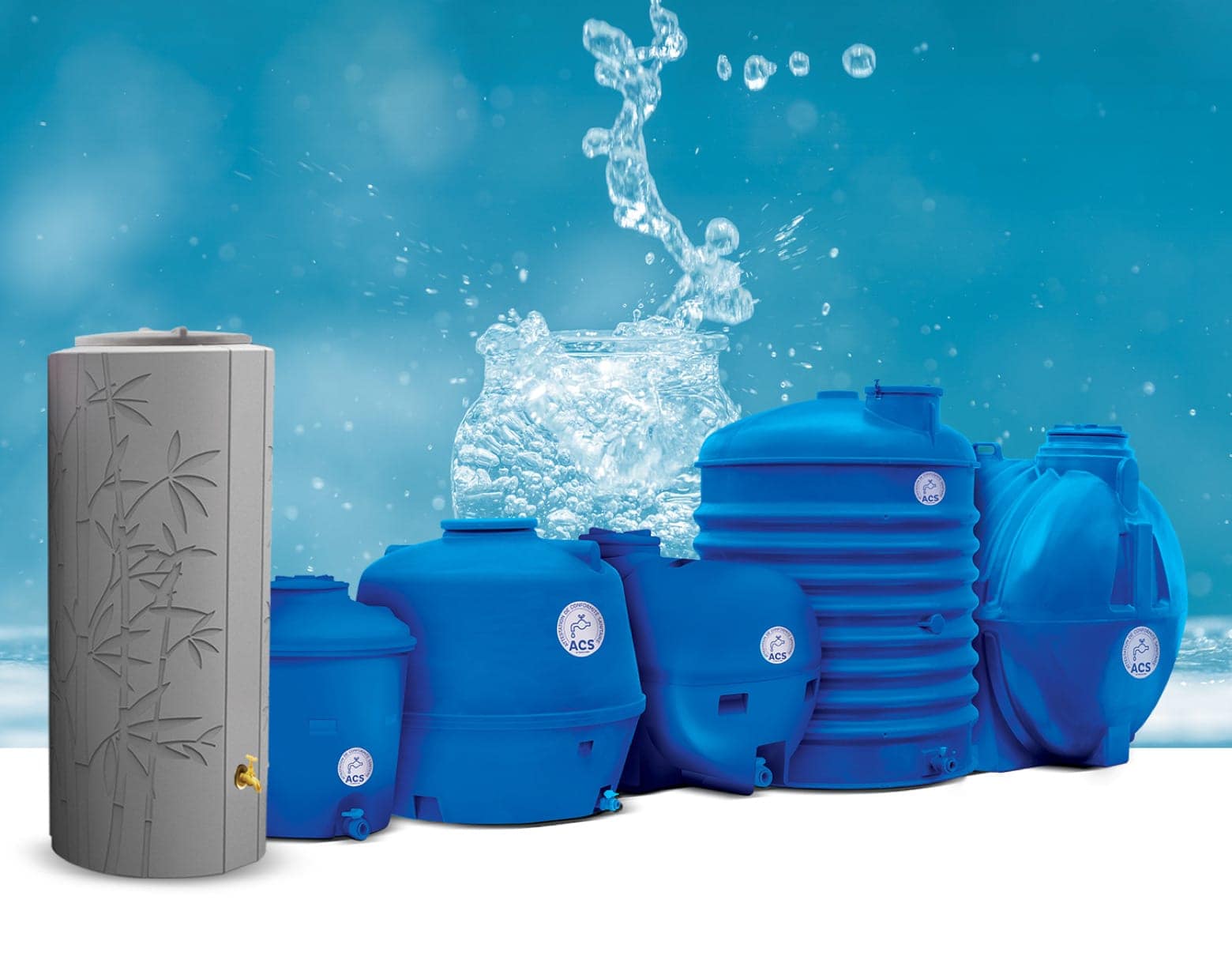 Citernes tampon d'eau de ville Procap